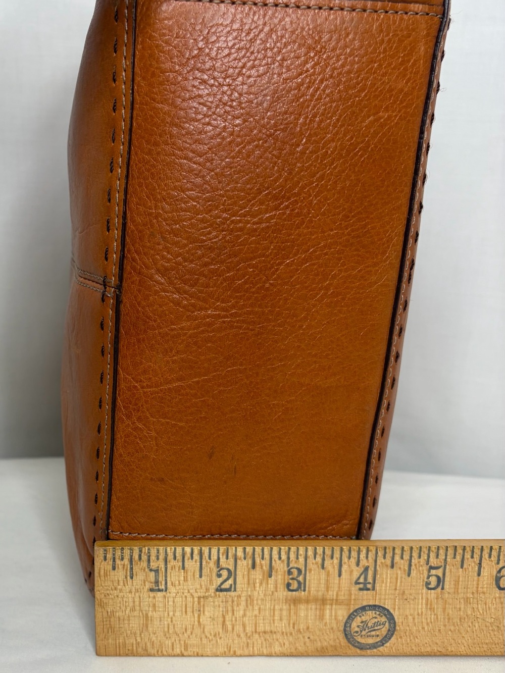 Vintage Fossil Sedona Tan Leather Crossbody Bag - Picture 13 of 16